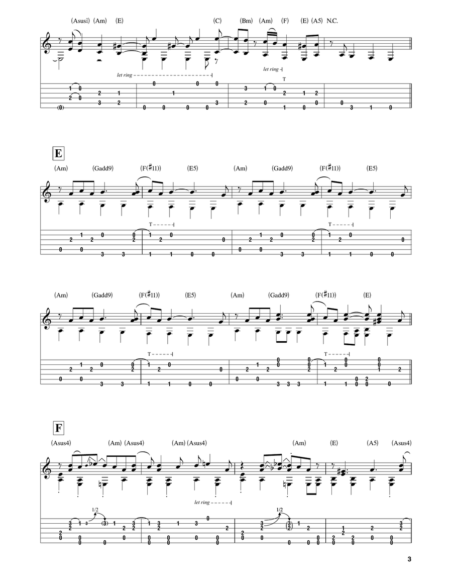 Anji Acoustic Guitar scores gallery preview page 3