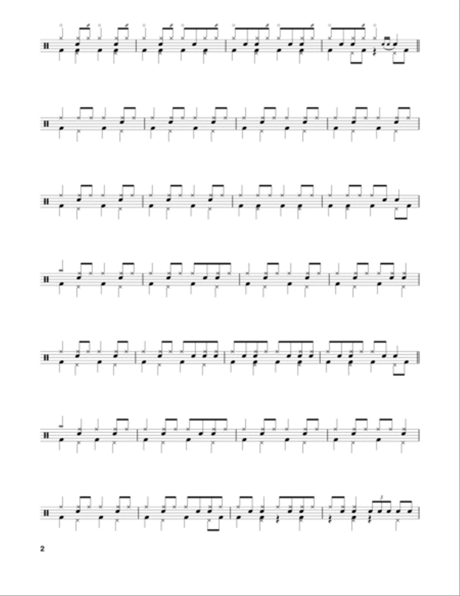 In The Mood In The Mood Drum Set scores gallery preview page 2