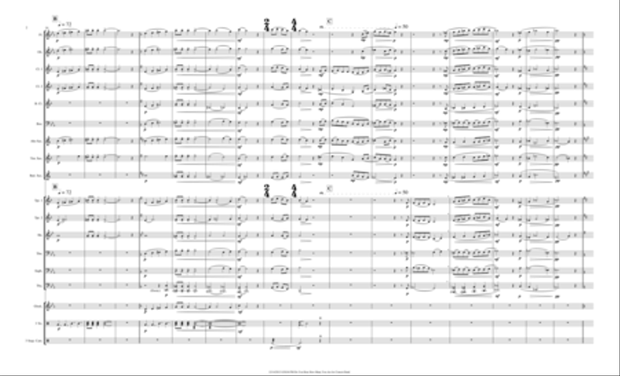 Do You Hear How Many You Are? Concert Band scores gallery preview page 6