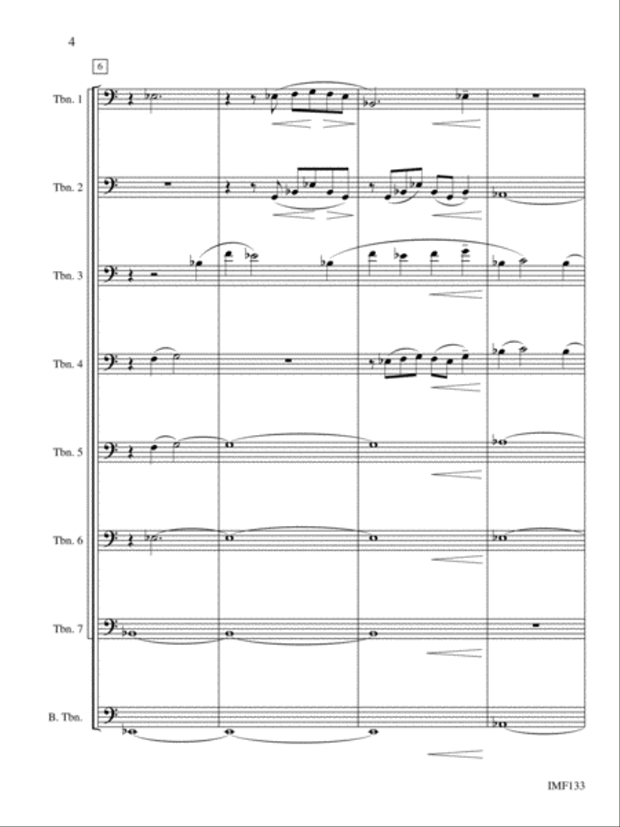 Ballade Trombone scores gallery preview page 4