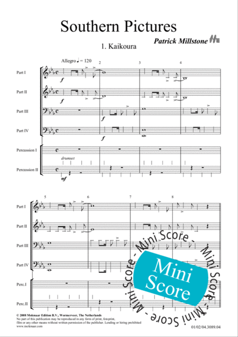 Southern Pictures Concert Band scores gallery preview page 5