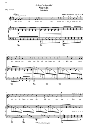 Ma elan!, Op. 71 No. 1 (B-flat Major)