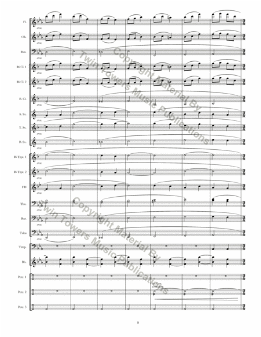 Grazioso Concert Band scores gallery preview page 9