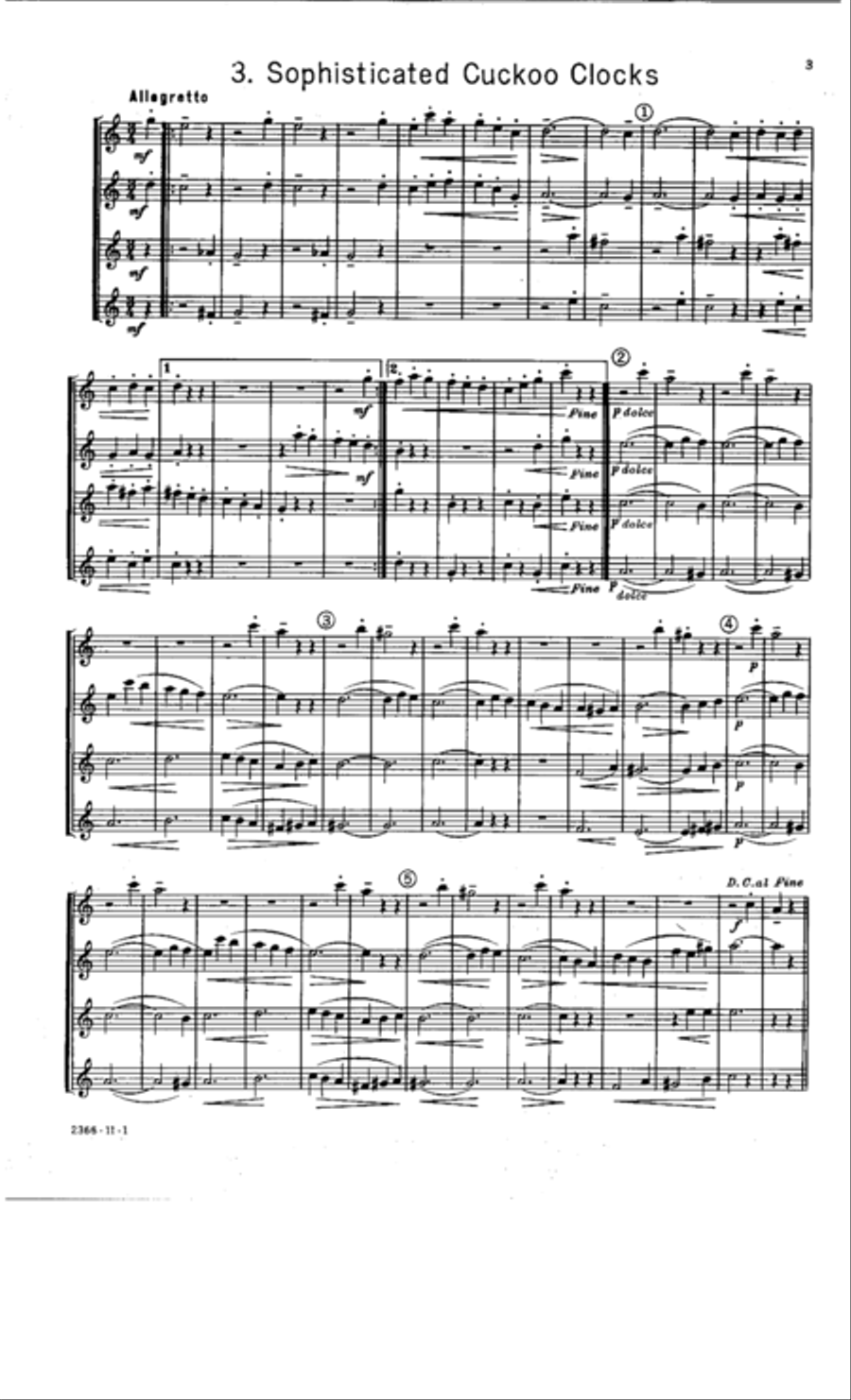 Four of a Kind Four of a Kind Clarinet Quartet scores gallery preview page 4