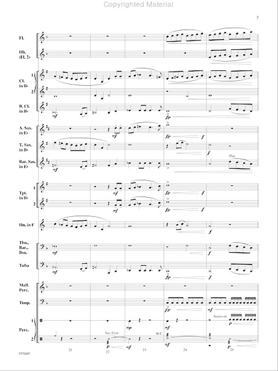 Atlantic Crossing Concert Band scores gallery preview page 8