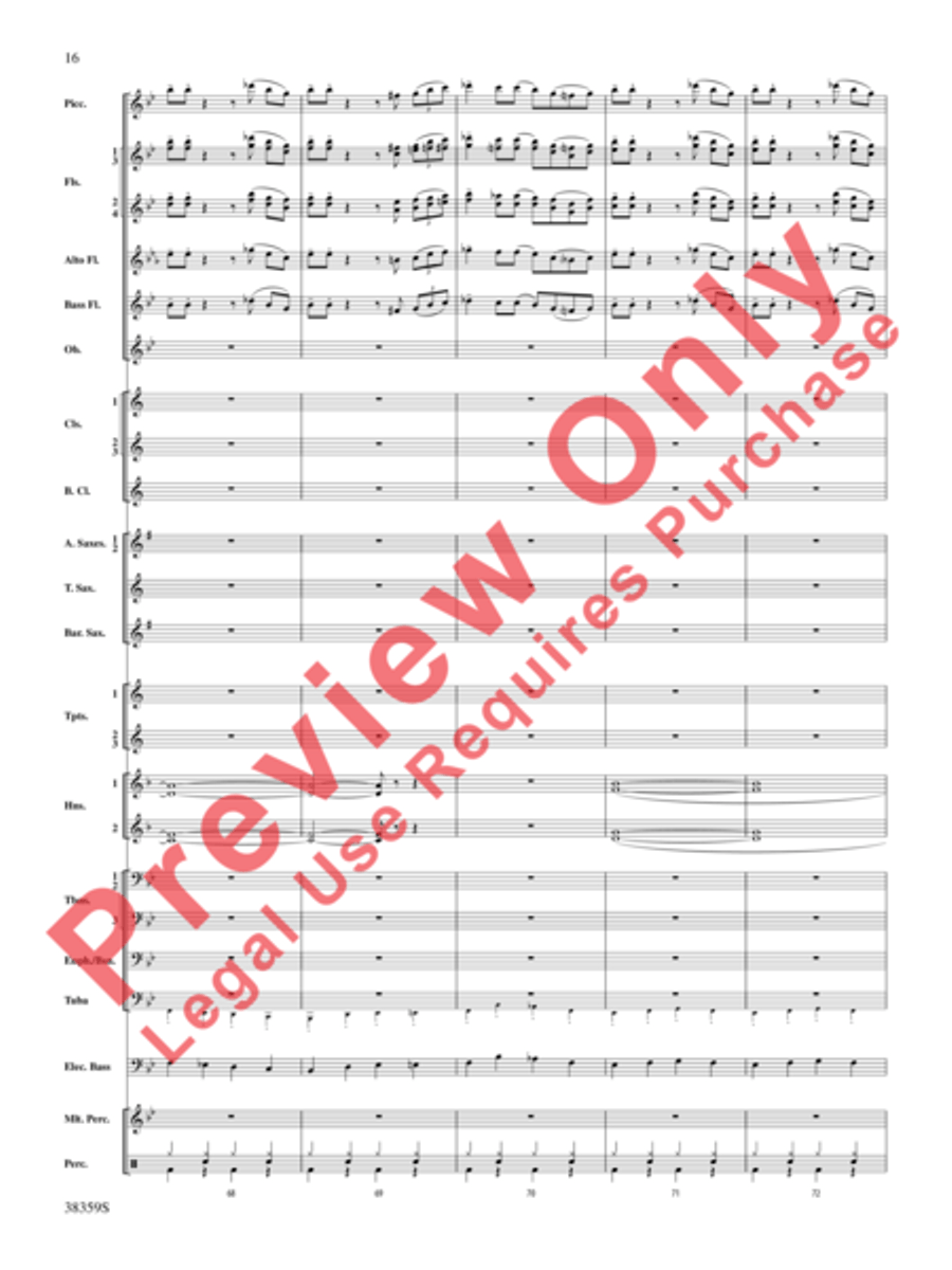 Those Fabulous Flutes Concert Band scores gallery preview page 17