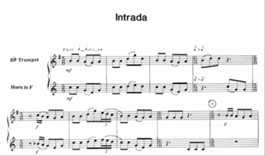 10 Duets For Trumpet And Horn Brass Duet scores gallery preview page 2