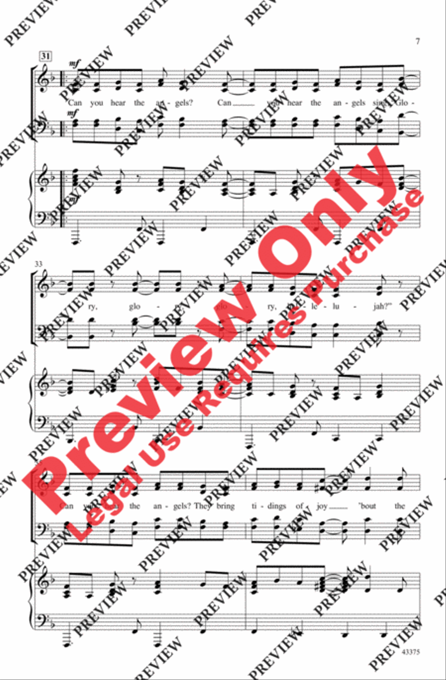 Can You Hear the Angels? - SoundTrax CD (CD only) Choir scores gallery preview page 7