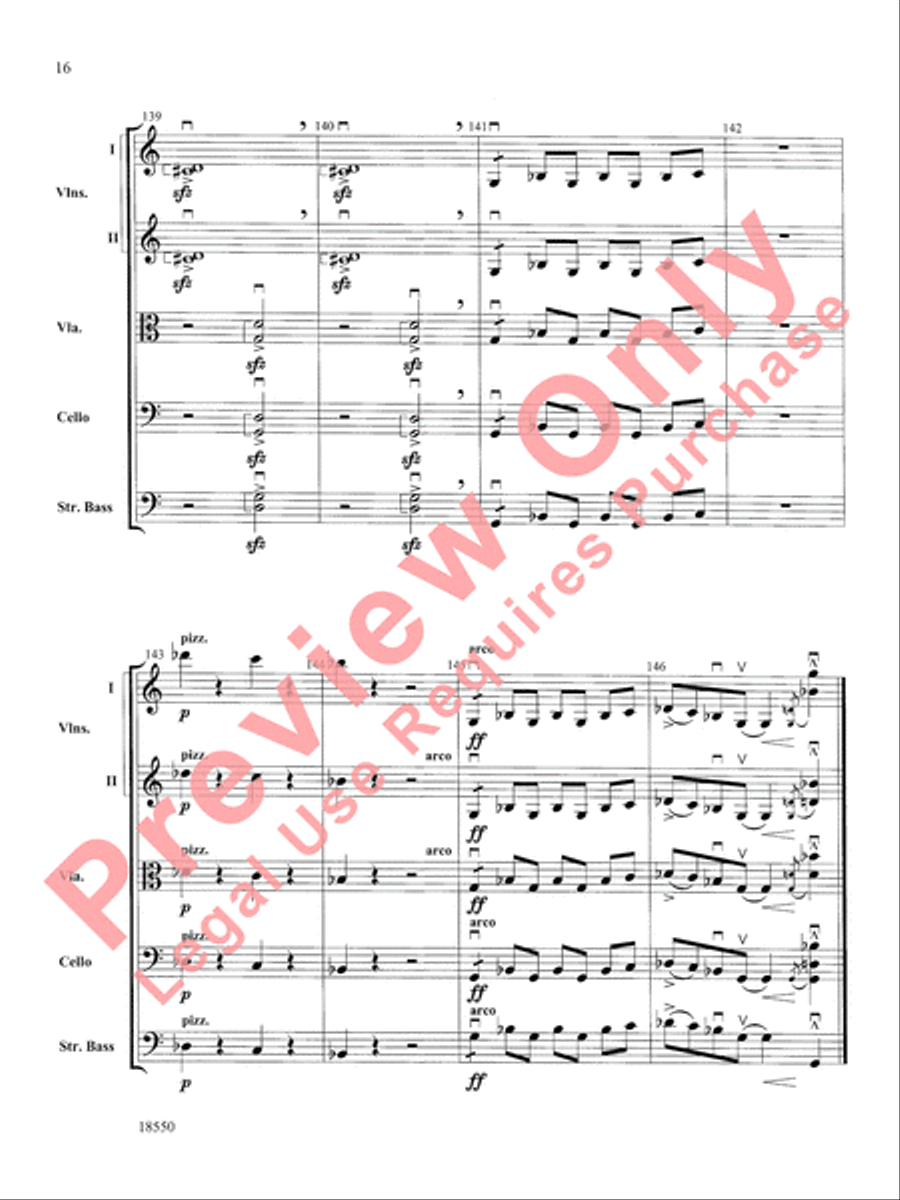 Legend String Orchestra scores gallery preview page 17