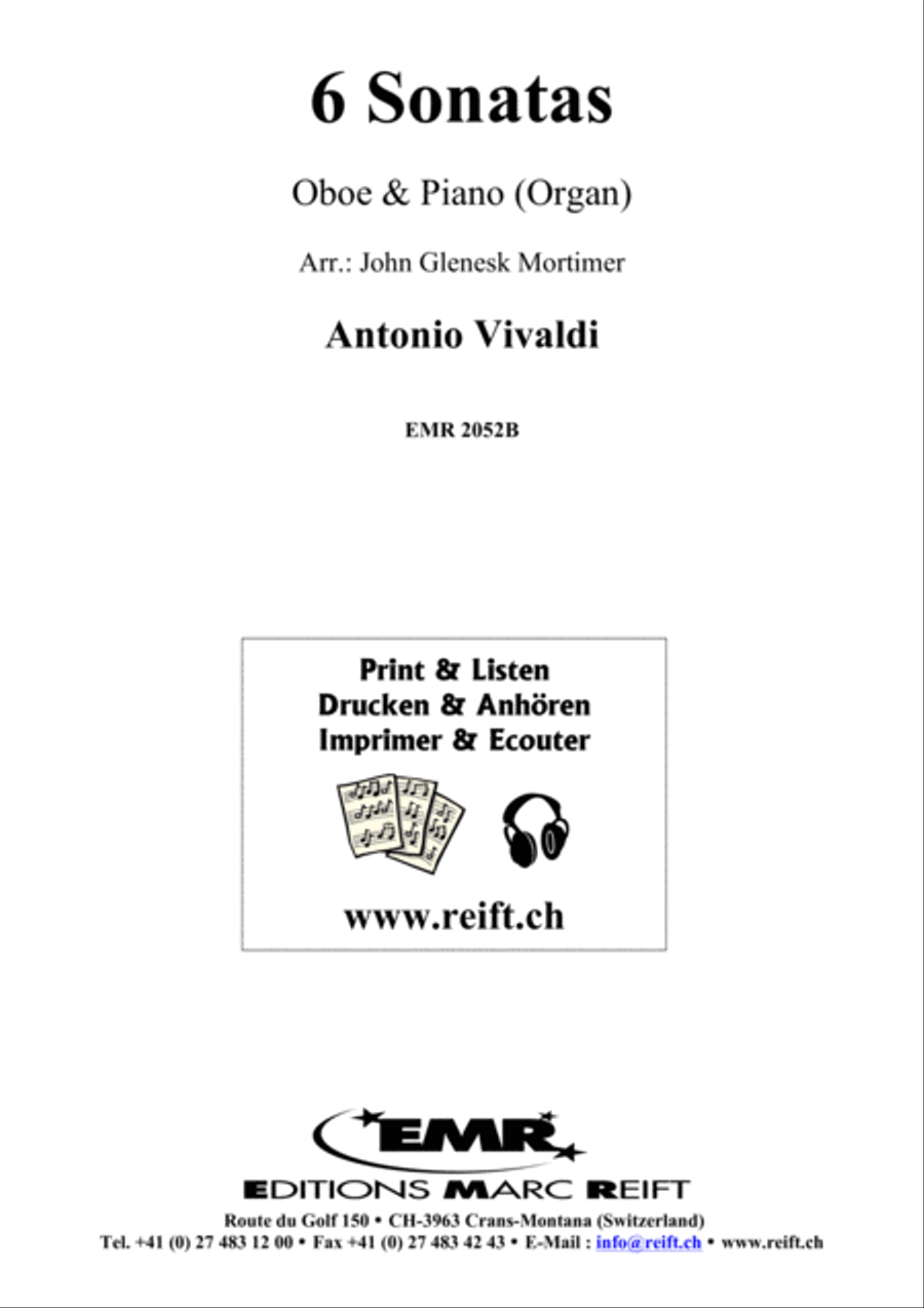 6 Sonatas Organ scores gallery preview page 2