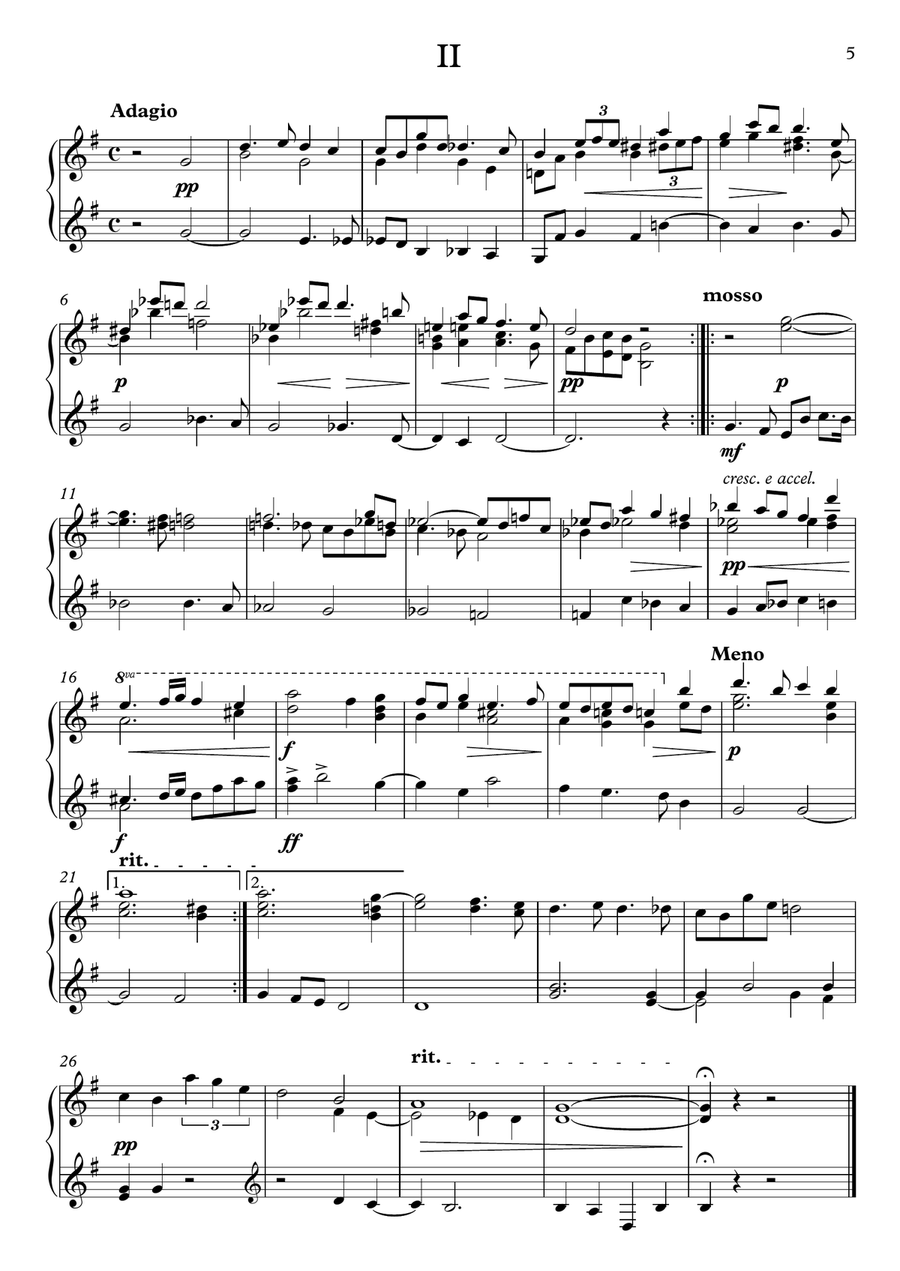 Suite for String Orchestra – Piano Solo Version String Orchestra scores gallery preview page 5