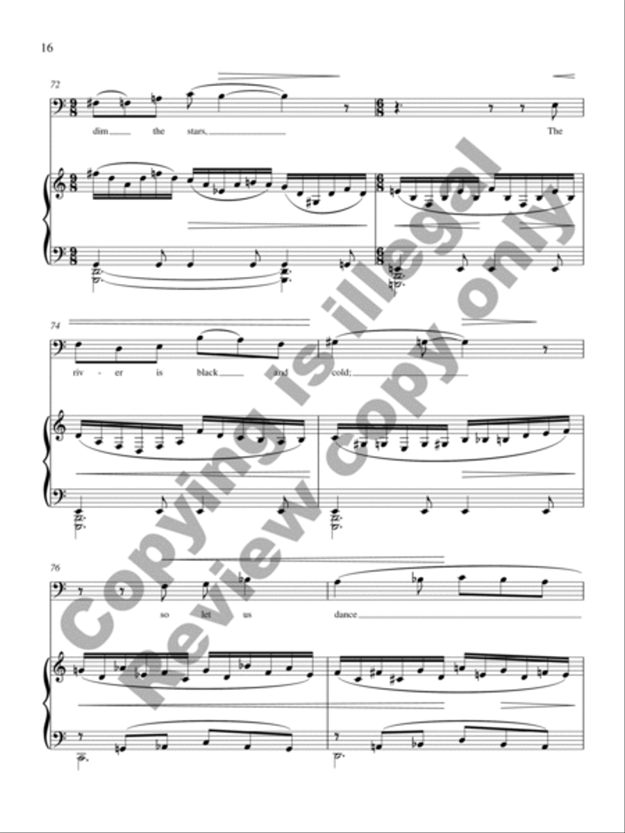 Nocturne of Remembered Spring Baritone Voice scores gallery preview page 11