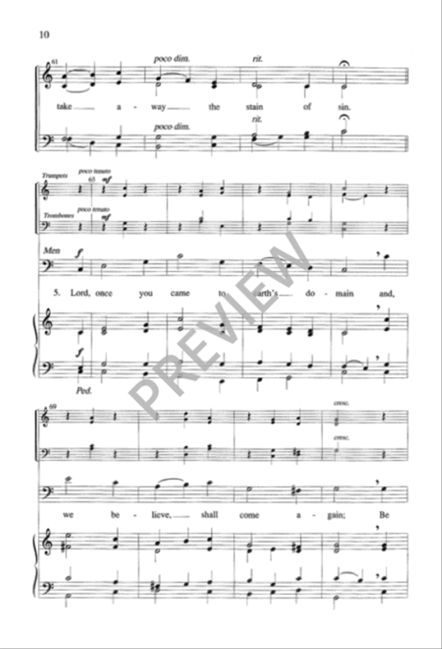 From God the Father, Virgin-Born 4-Part scores gallery preview page 11