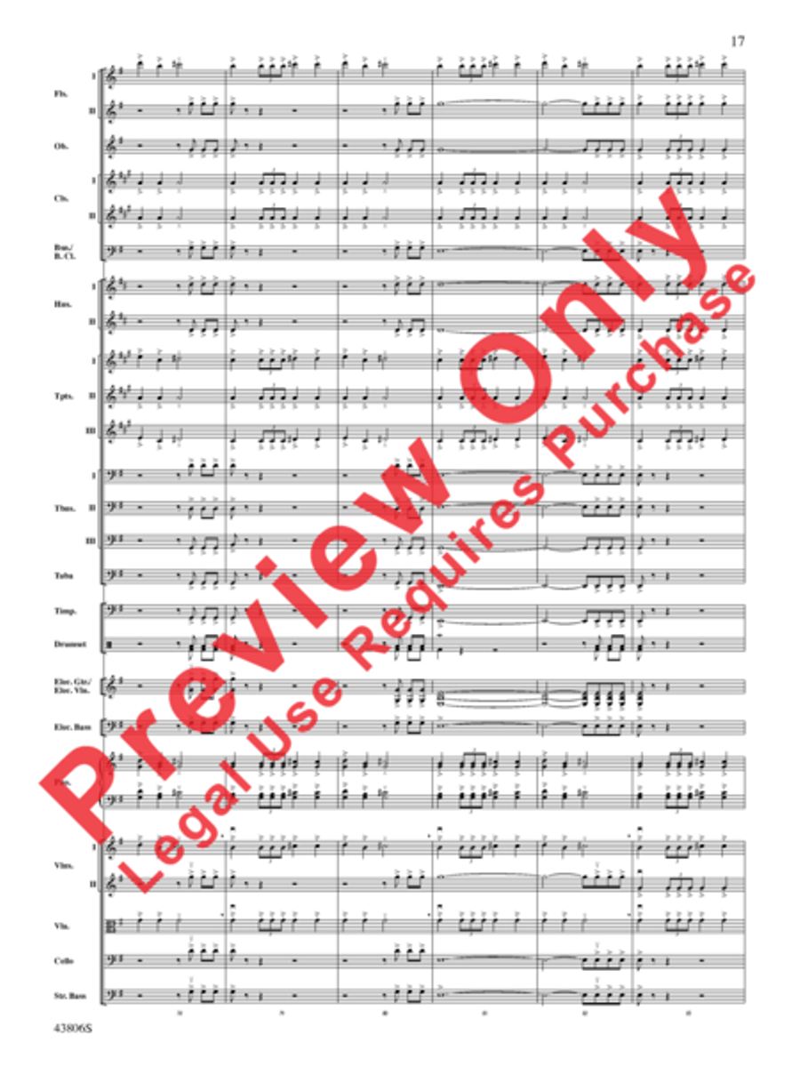 A Mad Russian's Christmas Full Orchestra scores gallery preview page 45