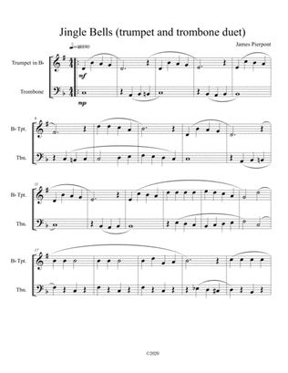 Jingle Bells (trumpet and trombone duet)