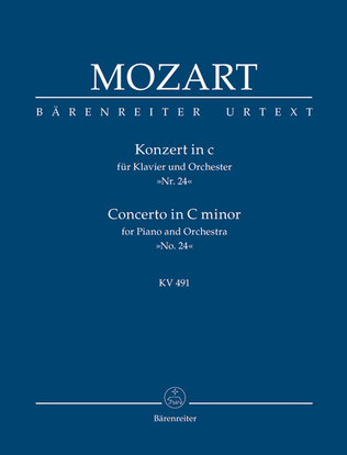 Concerto for Piano and Orchestra, No. 24 c minor, KV 491