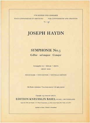 Book cover for Symphony no. 3