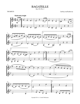 Bagatelle, Op. 119, No. 1