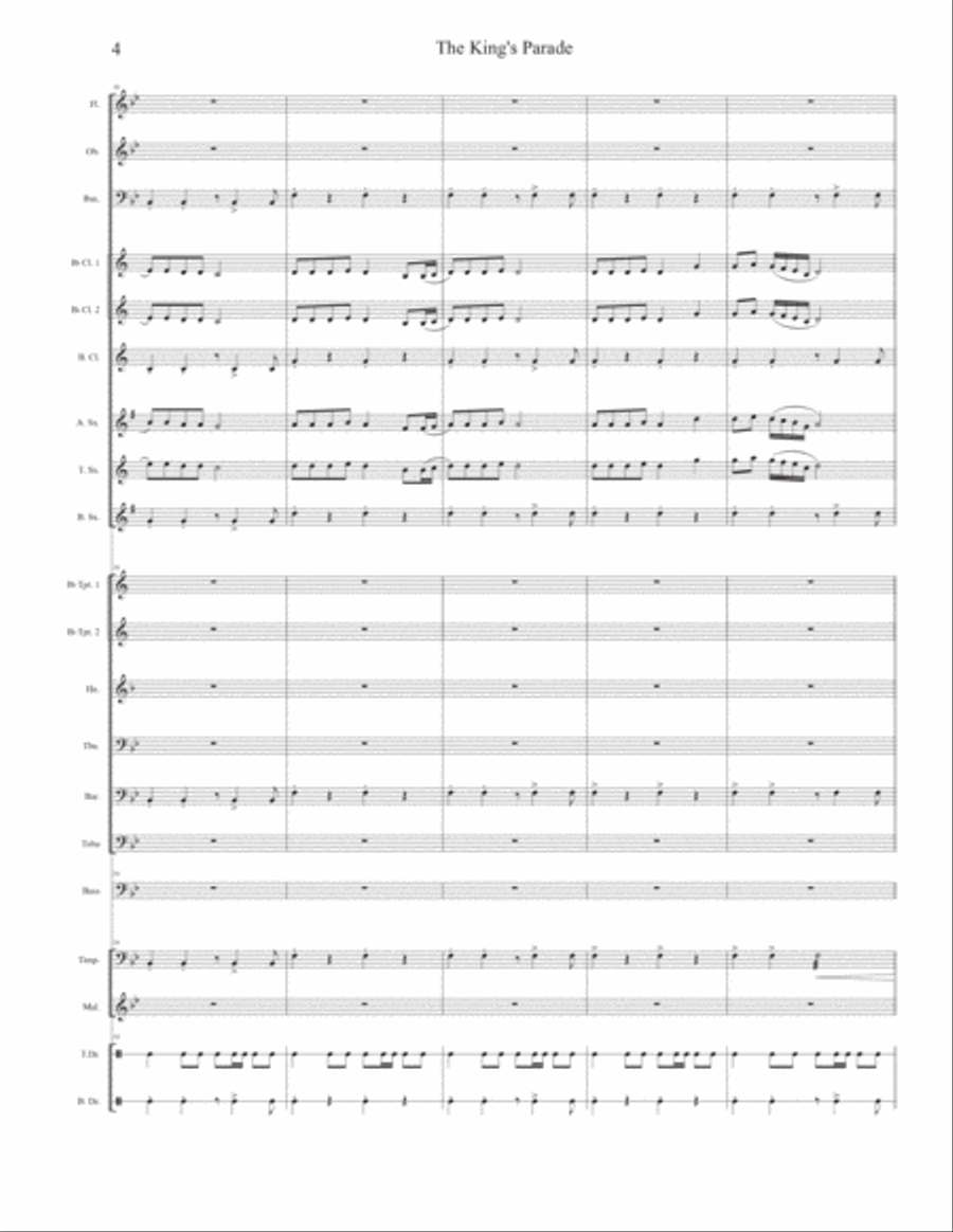 The King's Parade Concert Band scores gallery preview page 4