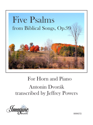 Five Psalms from Biblical Songs, Op.99