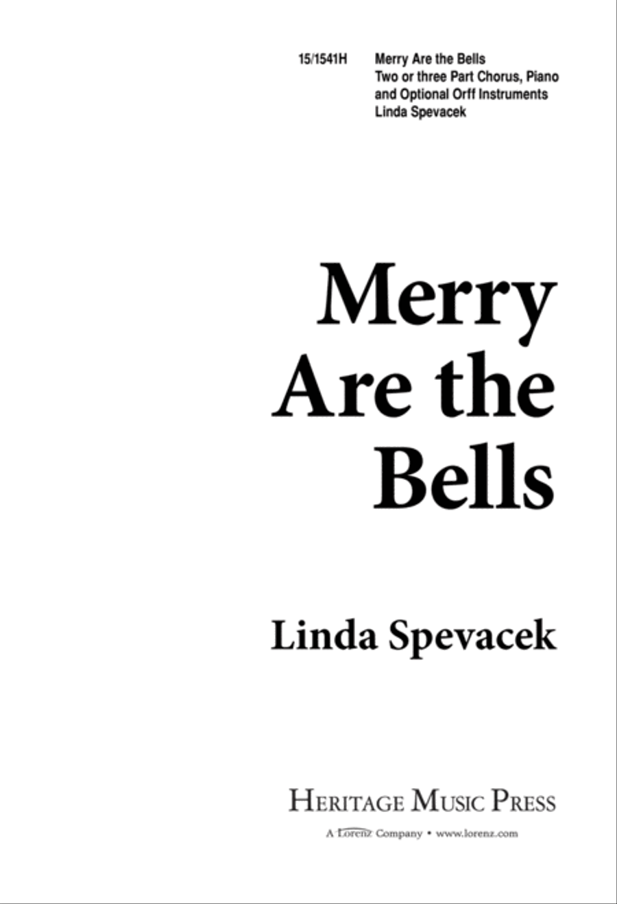 Merry Are the Bells 3-Part scores gallery preview page 1