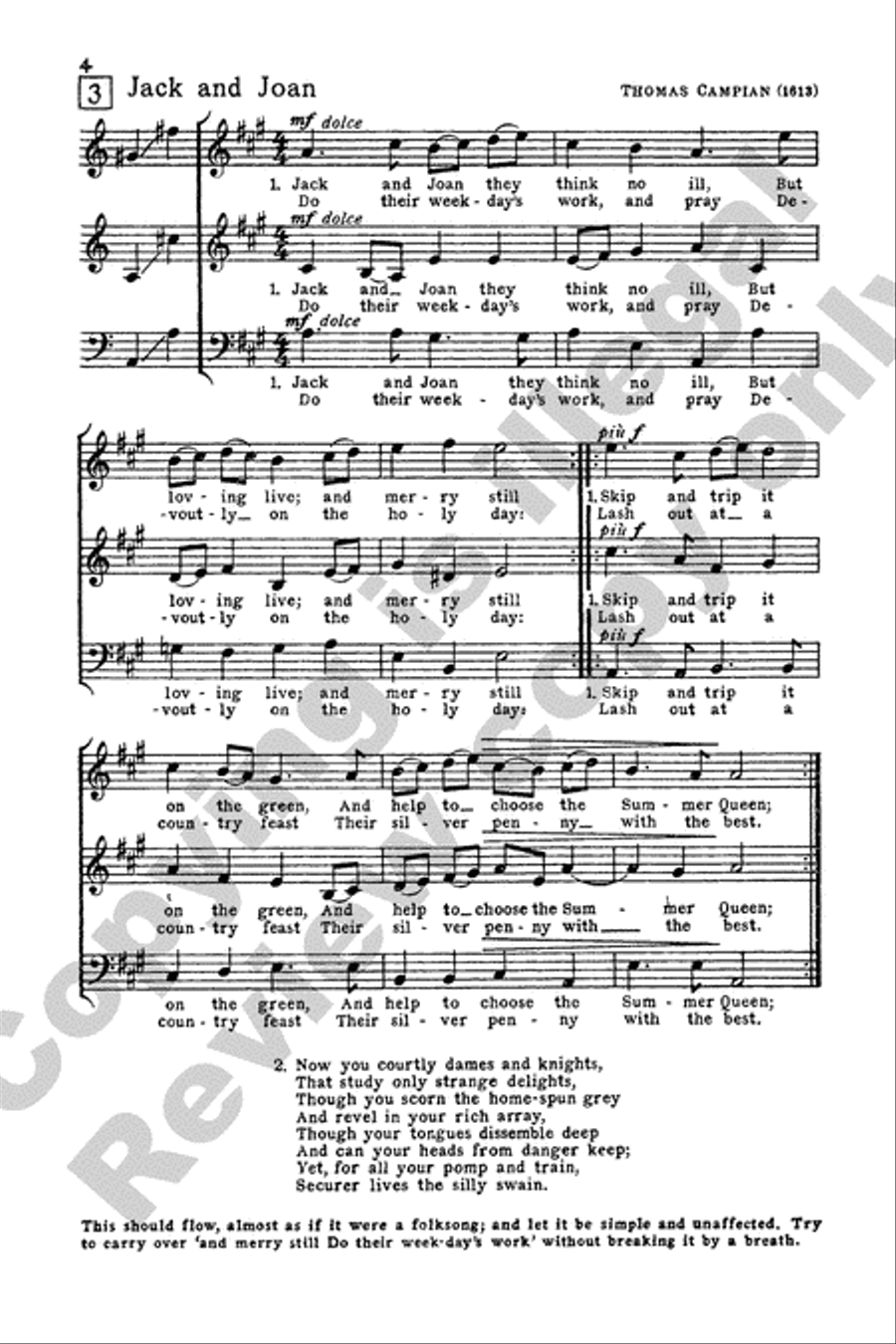 Invitation to Madrigals, Book 1 3-Part scores gallery preview page 28