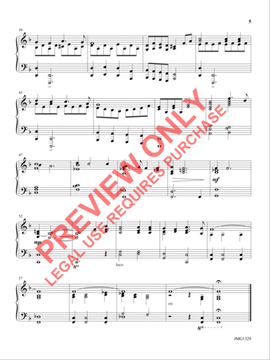 Portraits of the Passion Piano Solo scores gallery preview page 4