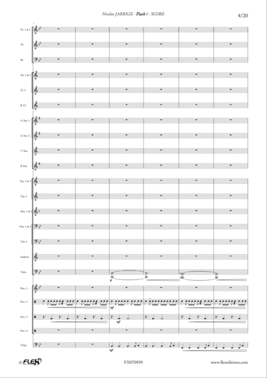 Flash! Concert Band scores gallery preview page 4