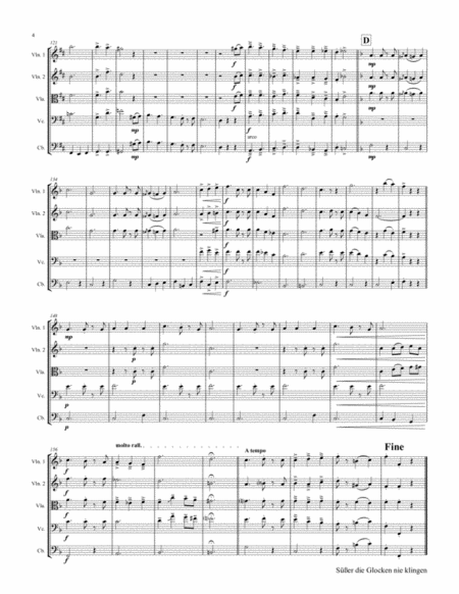 Süßer die Glocken nie klingen - German Christmas Song - String Orchestra image number null