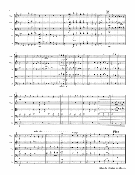 Süßer die Glocken nie klingen - German Christmas Song - String Orchestra image number null