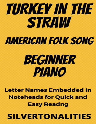 Book cover for Turkey In the Straw Beginner Piano Sheet Music