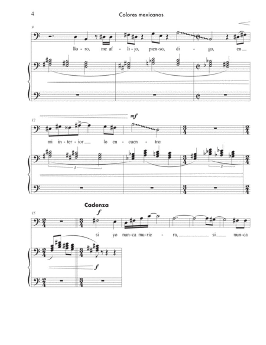 Si yo nunca desapareciera (LOW VOICE) Low Voice scores gallery preview page 4