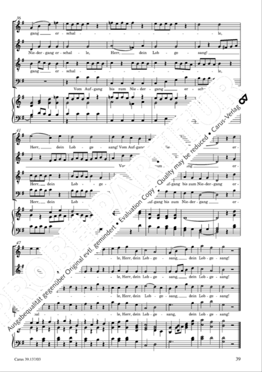 Die Tageszeiten 4-Part scores gallery preview page 40