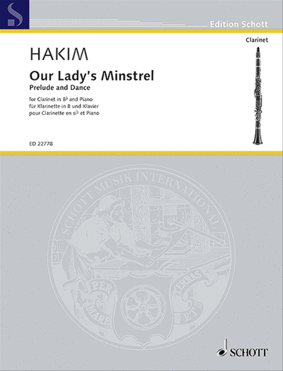 Our Lady's Minstrel B-Flat Clarinet scores gallery preview page 1
