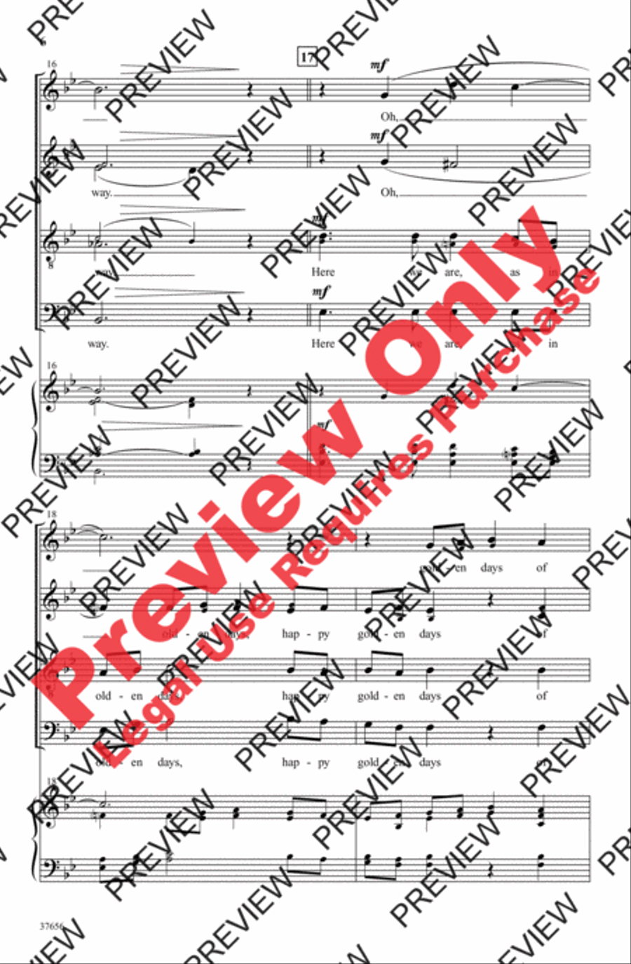 Have Yourself a Merry Little Christmas 4-Part scores gallery preview page 6