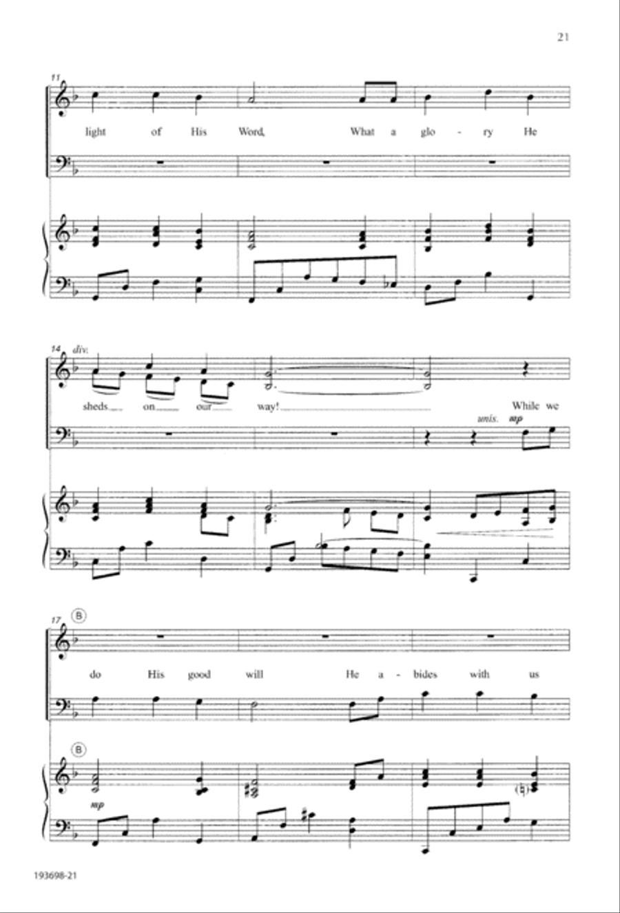 Trust and Obey 4-Part scores gallery preview page 25