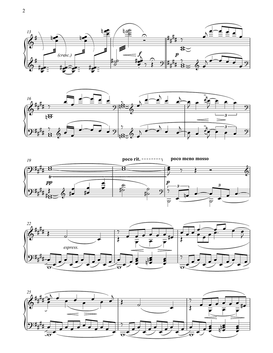 Lyric Fantasy Piano Solo scores gallery preview page 2