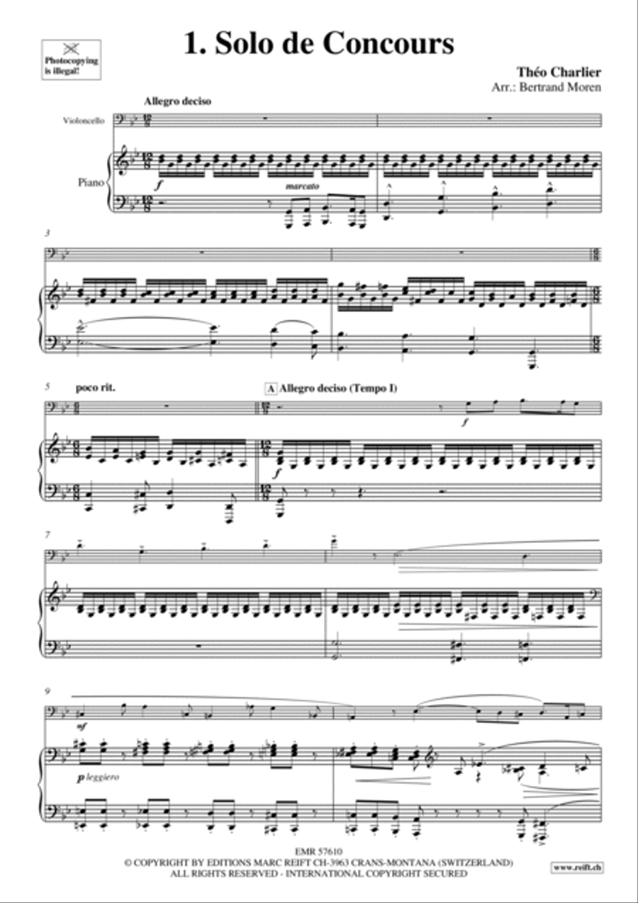 1. Solo de Concours Piano Accompaniment scores gallery preview page 4