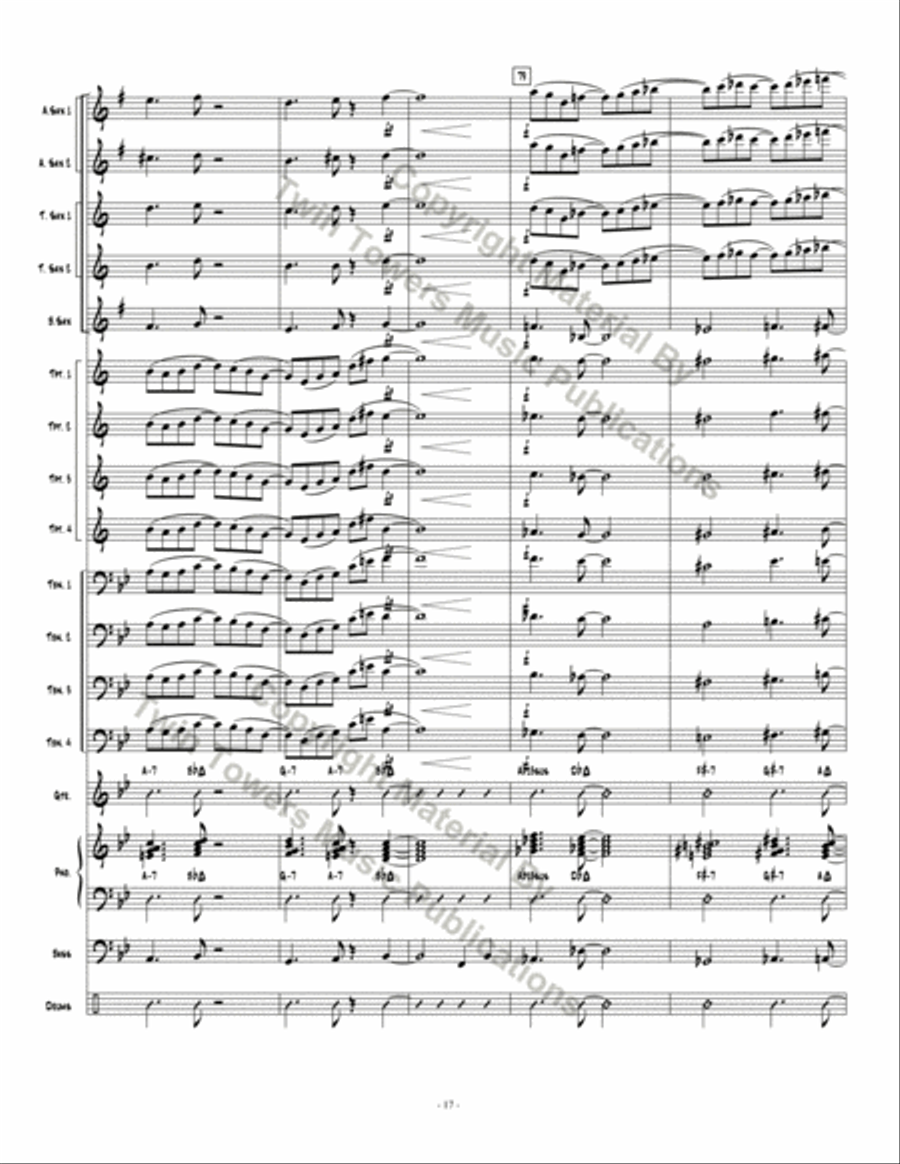 Rubaswing Jazz Ensemble scores gallery preview page 18