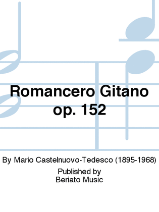 Book cover for Romancero Gitano op. 152