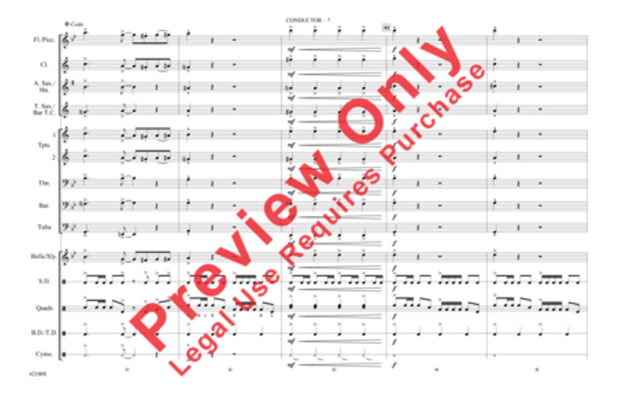The Jazz Police Marching Band scores gallery preview page 8