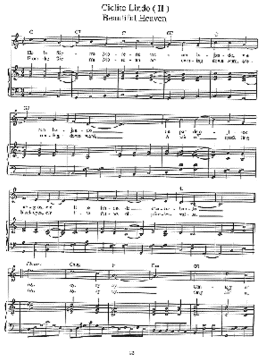 Songs of Mexico - Canciones Mejicanas Piano, Vocal scores gallery preview page 3