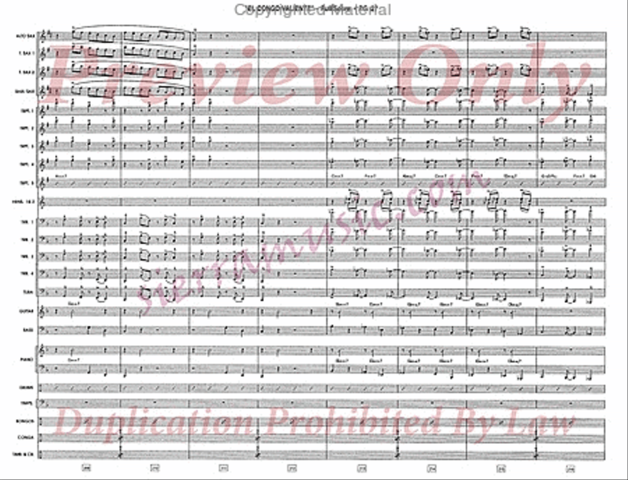 El Congo Valiente Jazz Ensemble scores gallery preview page 28
