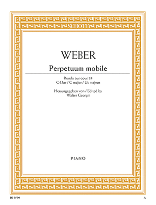 Book cover for Perpetuum Mobile Rondo, Op. 24