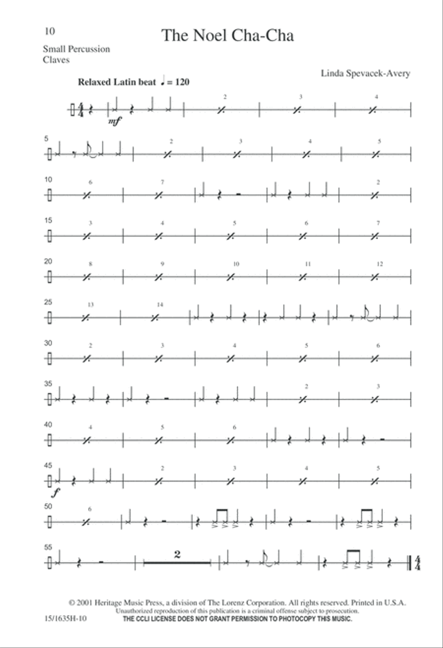 The Noel Cha-Cha The Noel Cha-Cha 2-Part scores gallery preview page 10