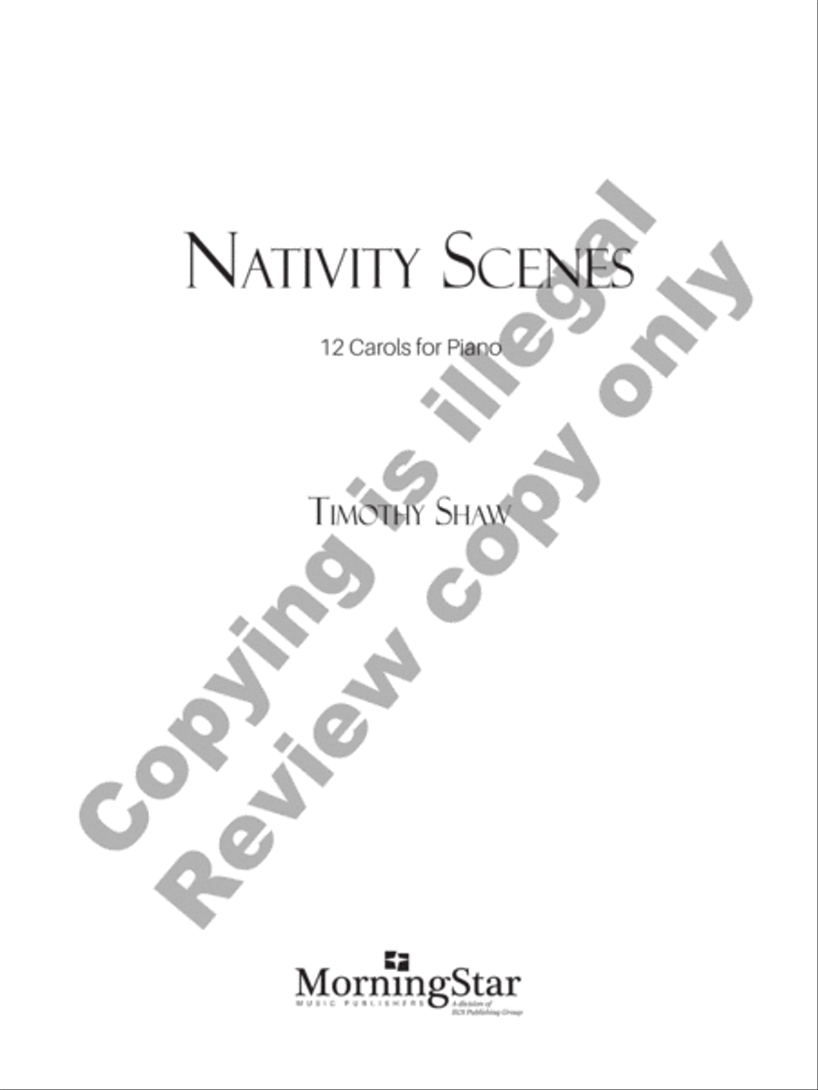 Nativity Scenes Piano Solo scores gallery preview page 2