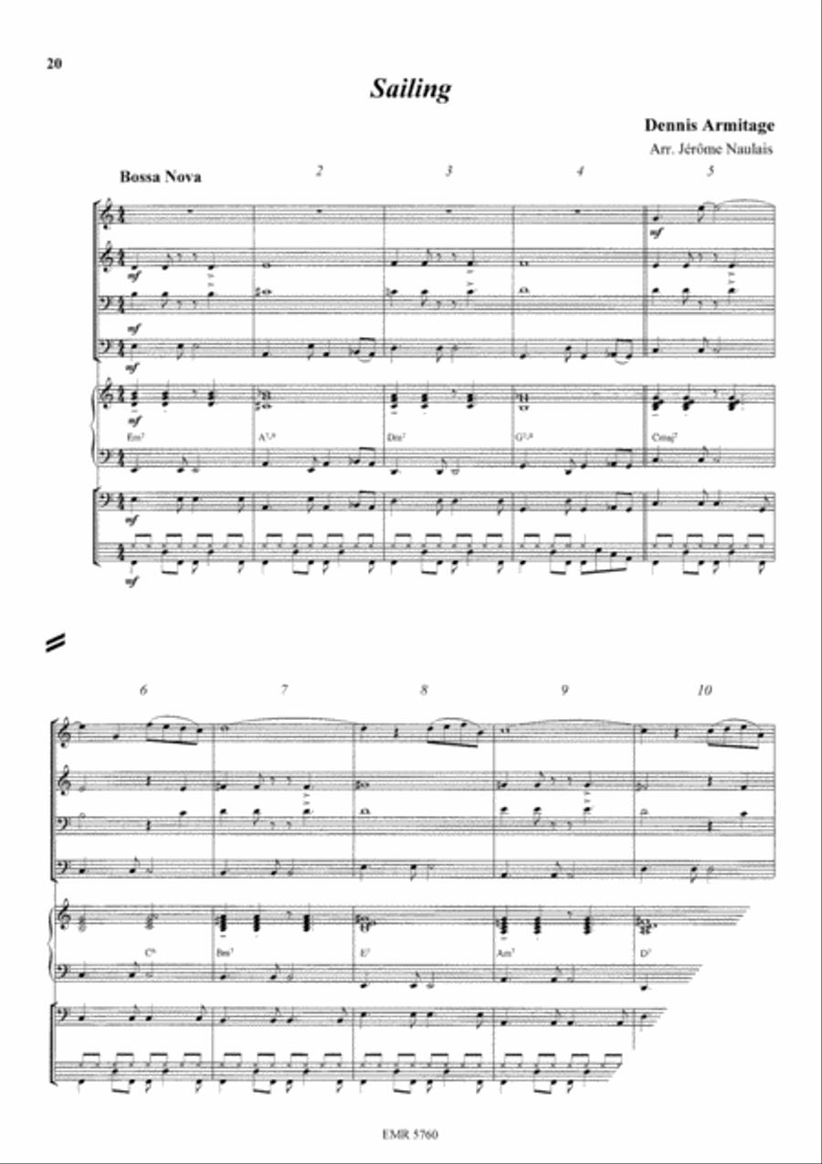Bossa Nova Brass Ensemble scores gallery preview page 6
