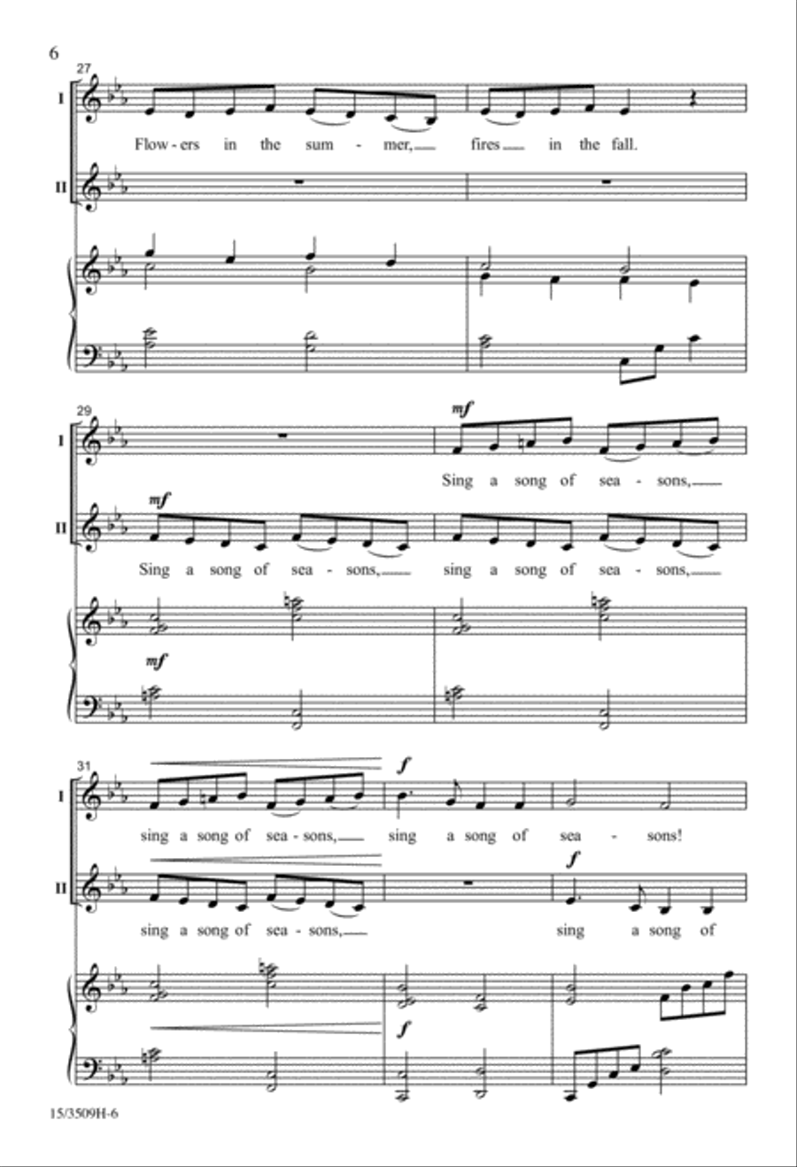 Sing a Song of Seasons! SA scores gallery preview page 5