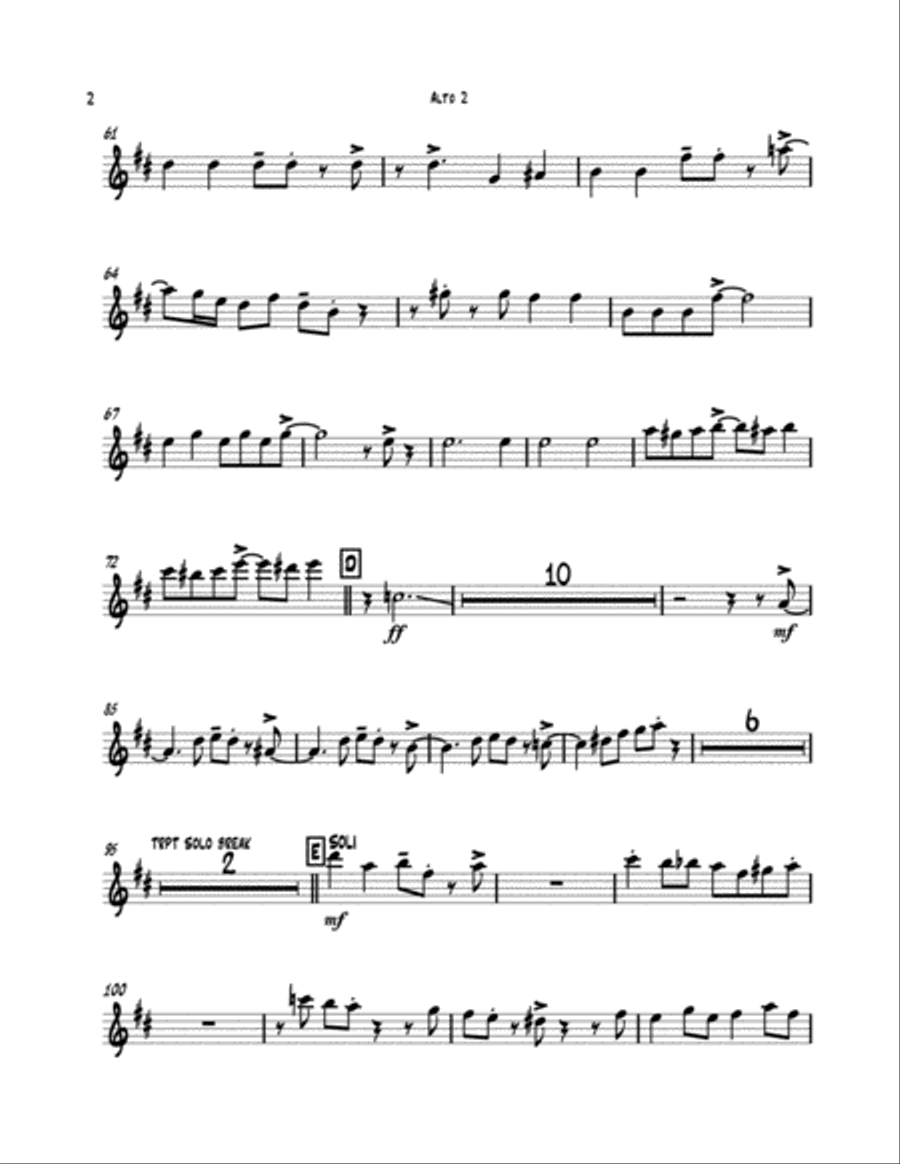 Tie A Yellow Ribbon Round The Ole Oak Tree Jazz Ensemble scores gallery preview page 5