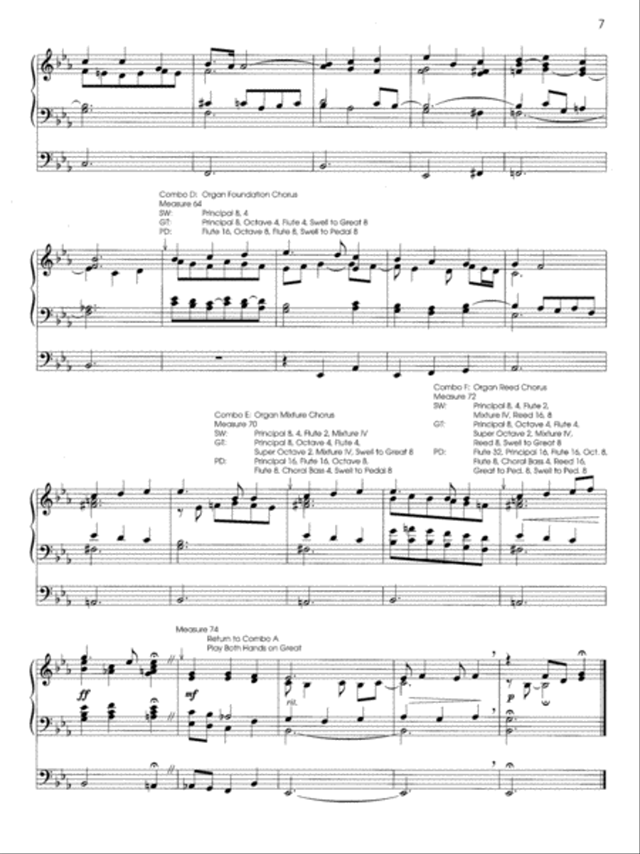 Midi Orchestrations for Organ Piano scores gallery preview page 5